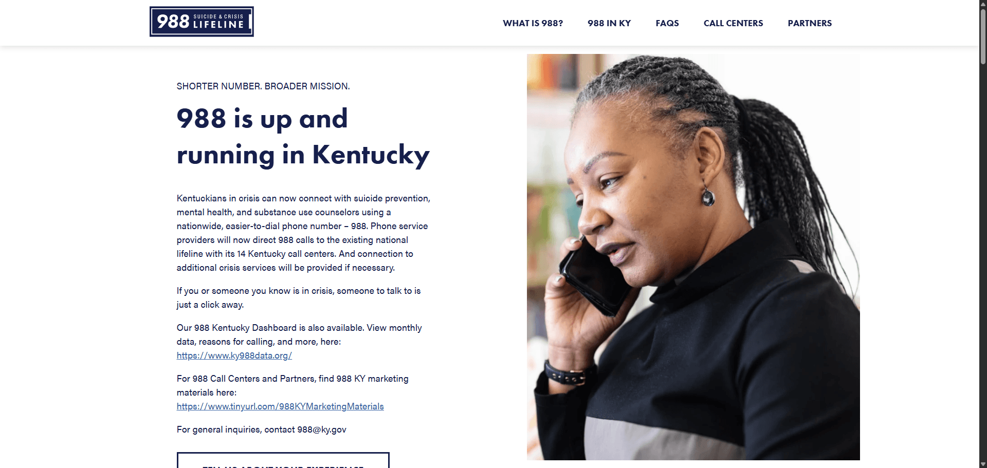 988 Suicide & Crisis Hotline